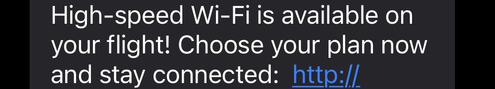 BizDevKevv's tweet image. Is it just me or does this text I just got say gambling is available on your flight?