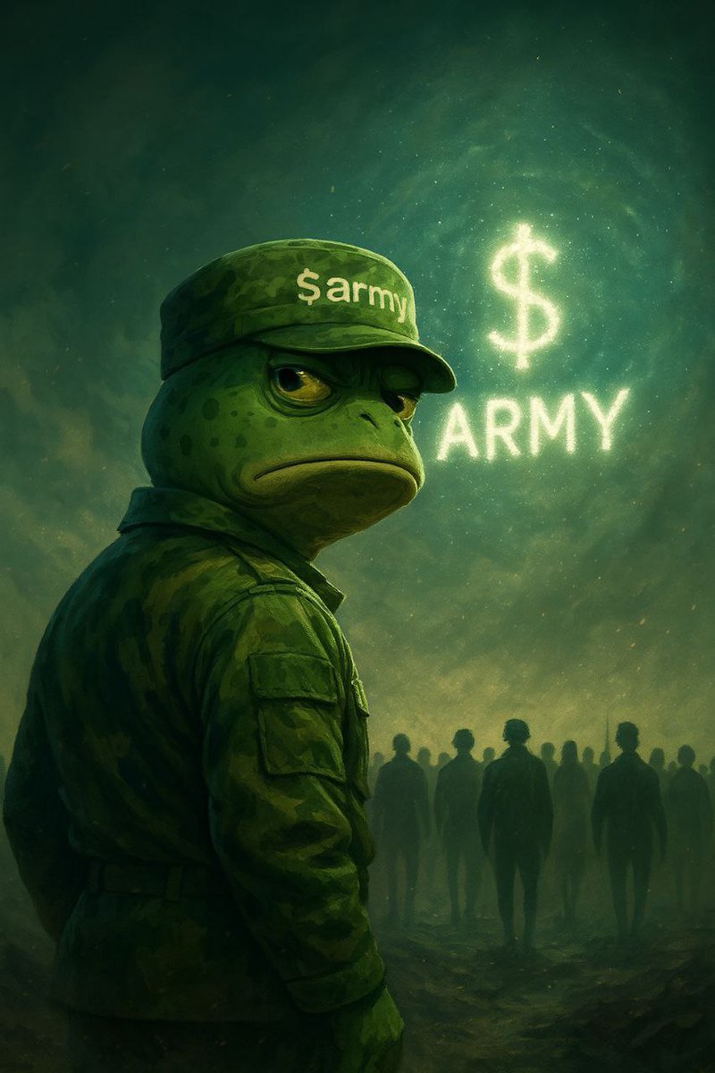 Felek99H's tweet image. Red days = reload days. While everything dips, $ARMY stays the strongest conviction play. 🪖

@armycoinsol by the dev @JSPHost