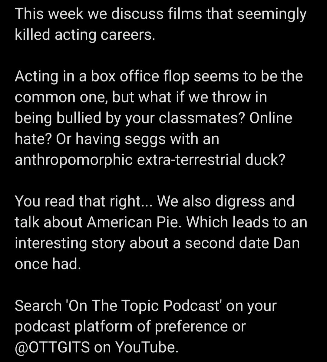 OnTheTopicPod's tweet image. NEW EPISODE!

#OnTheTopic #Podcast #Actors #Actresses #Film #Movies #Cinema #ActingRole #ActingCareer #Destroyed #Portsmouth #Southsea #PortsmouthCreatives
