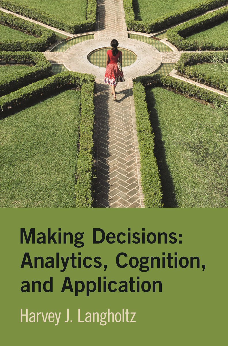 Making Decisions: Analytics, Cognition, and Application by Harvey J. Langholtz
This book links logical analysis with cognitive processes to determine optimal decision-making strategies in real-world scenarios.
📚 cup.org/3LQ24LF
#psychology #cognition