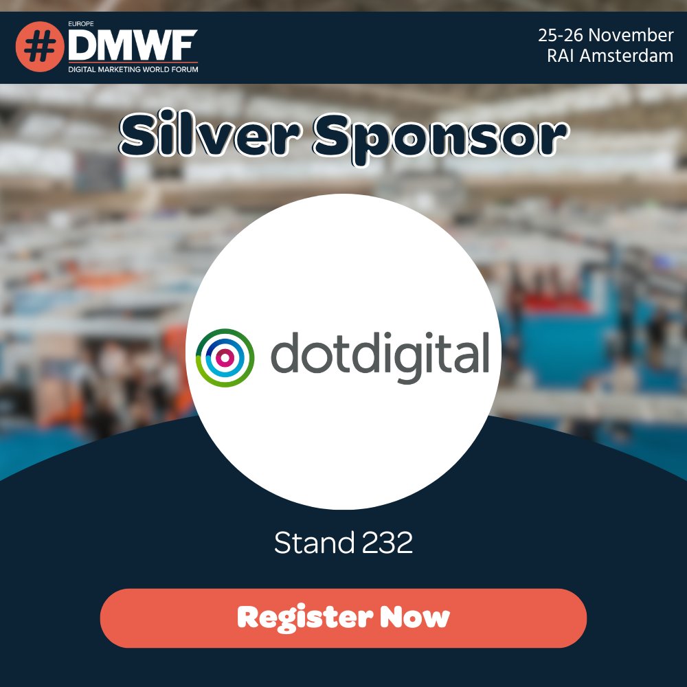 DigiMarketingWF's tweet image. We’re pleased to welcome Dotdigital as a Sponsor at DMWF! Meet the team at Stand 232. Dotdigital is an all-in-one customer experience and data platform (CXDP) built to help marketing teams deliver smarter, more personalised cross-channel journeys. Register digitalmarketing-conference.com/europe/?tracki…