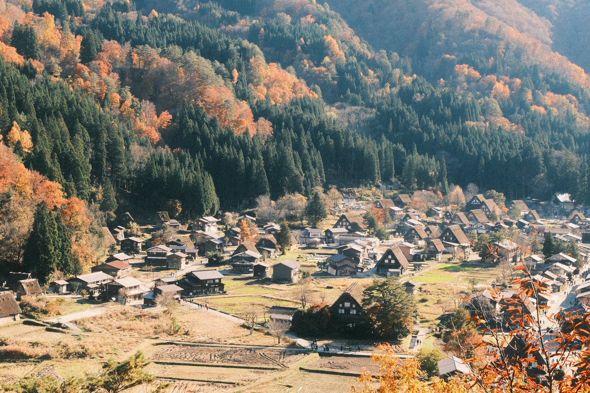 MimeOsen's tweet image. Jour 11 au Japon : on s’enfonce dans les Alpes japonaises pour aller voir un des plus beaux villages du monde d’après l’Unesco, Shirakawa-gō. Un monde fou, mais une partie payante déserte, parfaite pour admirer et visiter leurs maisons traditionnelles