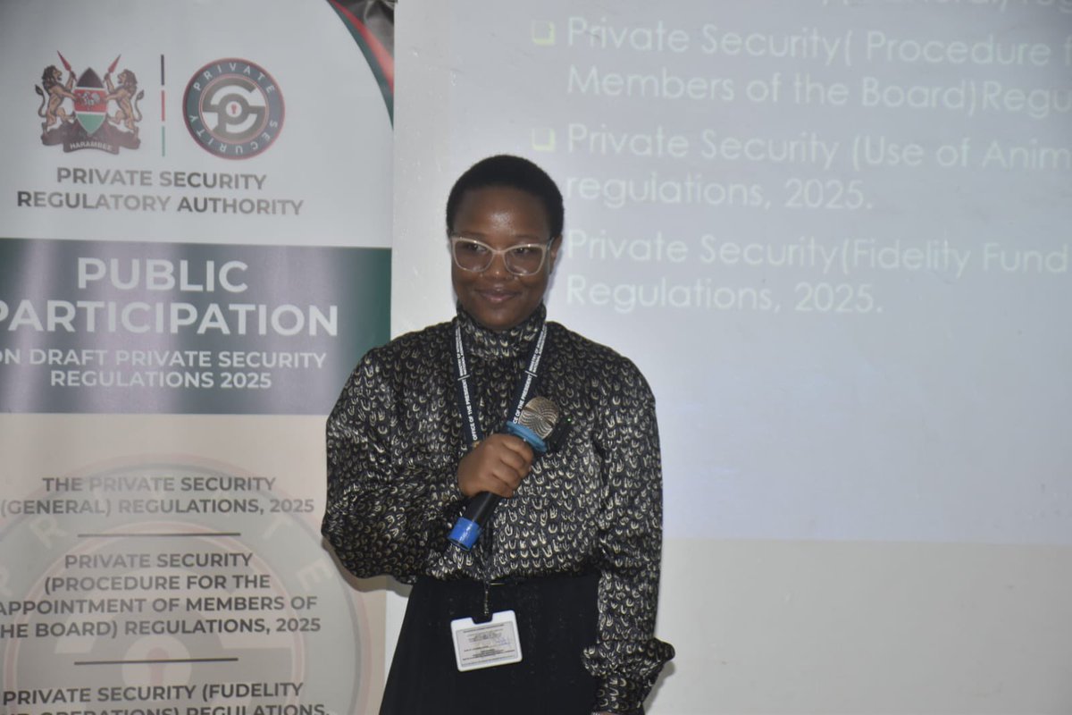 Private Security Regulatory Authority tweet media