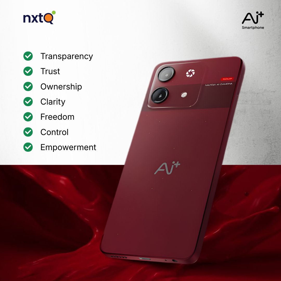 NxtQuantumOS's tweet image. From shadowy &apos;oops’ moments to crystal-clear control, NxtQuantum OS puts you back in charge.

[NxtQuantum OS, Ai+ Smartphone, NxtPrivacy Dashboard]