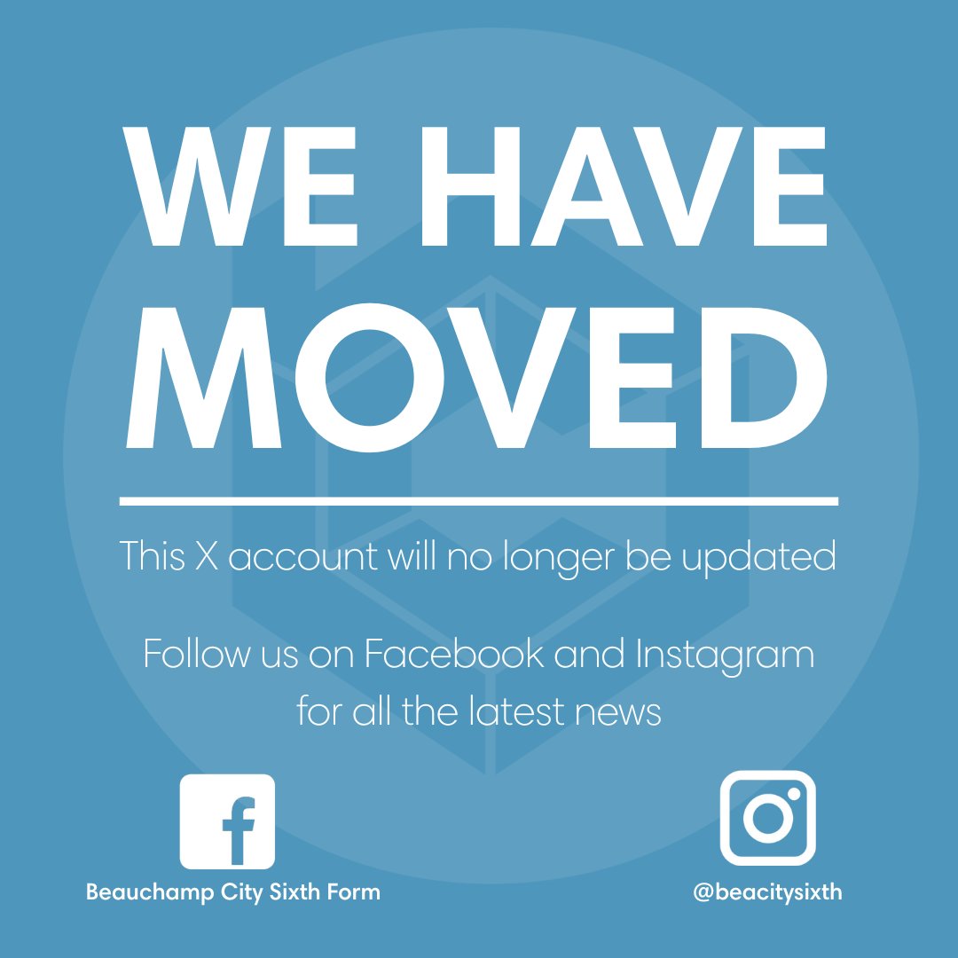 Beauchamp City Sixth Form tweet media