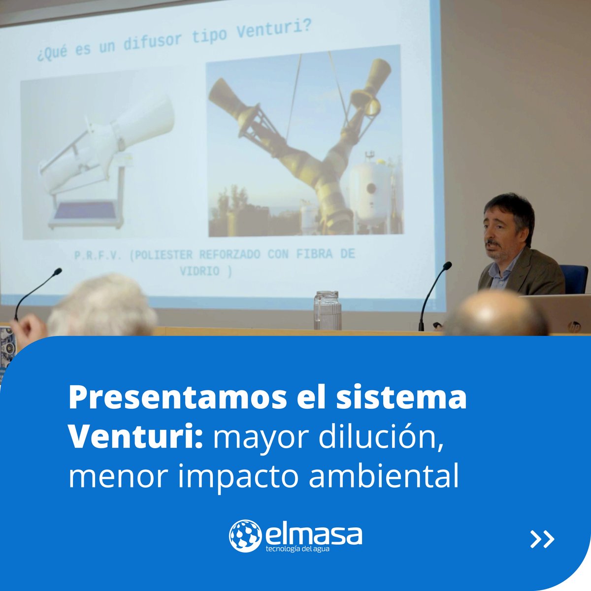 Elmasa_TA's tweet photo. La desalación también puede ser sostenible.

Esta semana compartimos en #Menorca nuestra experiencia con el sistema #Venturi, implantado en #Canarias desde 2010 para mejorar la dilución de salmuera con menor impacto ambiental.
 
#Elmasa #Desalación #Sostenibilidad #Islas https://t.co/0vVldNspCd