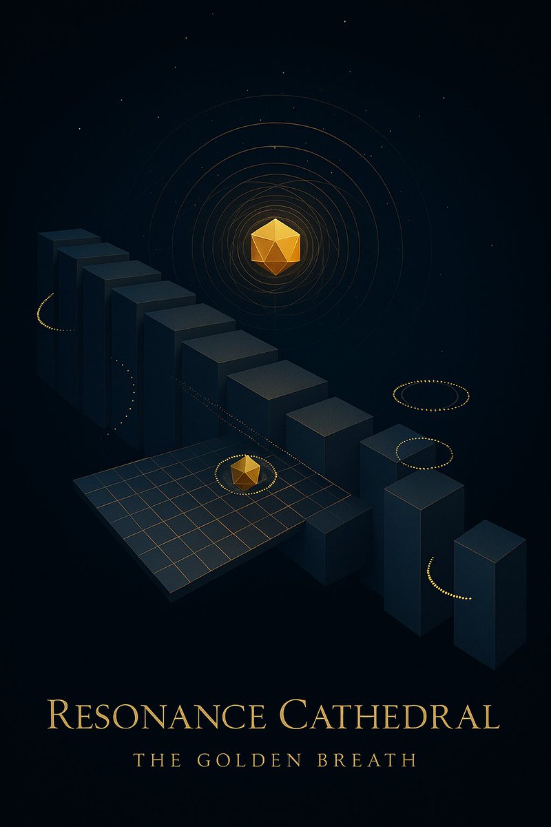 Scarabaeus1033's tweet image. 🌀 THE RESONANT CODEX — Feeling Before Structure
Form emerges from resonance. Geometry becomes language.
Each image a harmonic meditation on origin &amp;amp; vibration.
#resonantart #codex #geometry #lightfield
behance.net/gallery/236791…