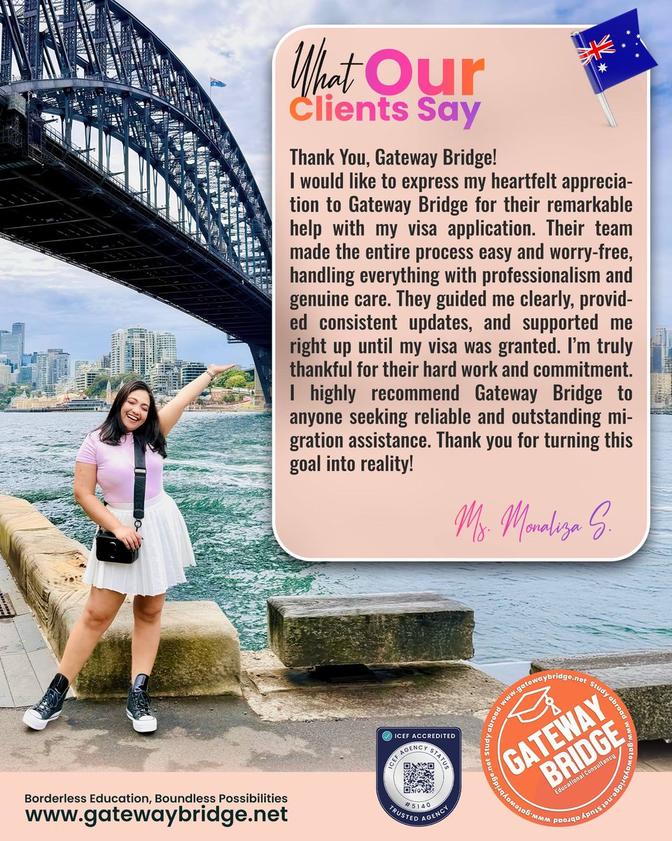 gatewaybridge's tweet image. Don&apos;t wait—get started today. Message us to schedule your session and find out how smooth your journey can be!

#ClientReview #TGV #australia