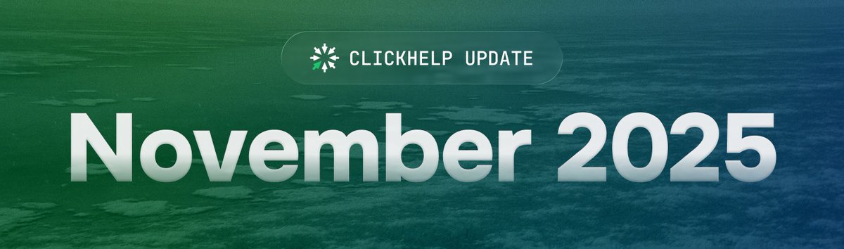 ClickHelpNews's tweet image. ClickHelp News: November 2025 Update!
• Universal Links 
 • Expanded API 
 • Automatic disabling of inactive accounts.
Details👉 tinyurl.com/ymt4ywmz
#ClickHelp #TechWriting #APIDocs #DocumentationTools #KnowledgeManagement #TechComm #SaaS #TechnicalWriting #ITDocs