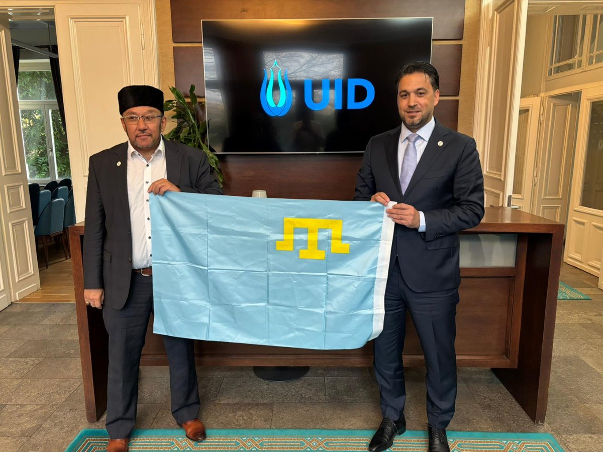 📍 UID Genel Merkezi

🇹🇷 Almanya Kırım Tatarları Birliği Başkanı Mehmet Akyel ve beraberlerindeki akademisyenlerden oluşan heyet, genel merkezimizi ziyaret ederek bizleri onurlandırdı.
Misafirlerimizi, Genel Başkanımız Kenan Aslan ve Genel Başkan Yardımcımız Halil Demir ağırladı.