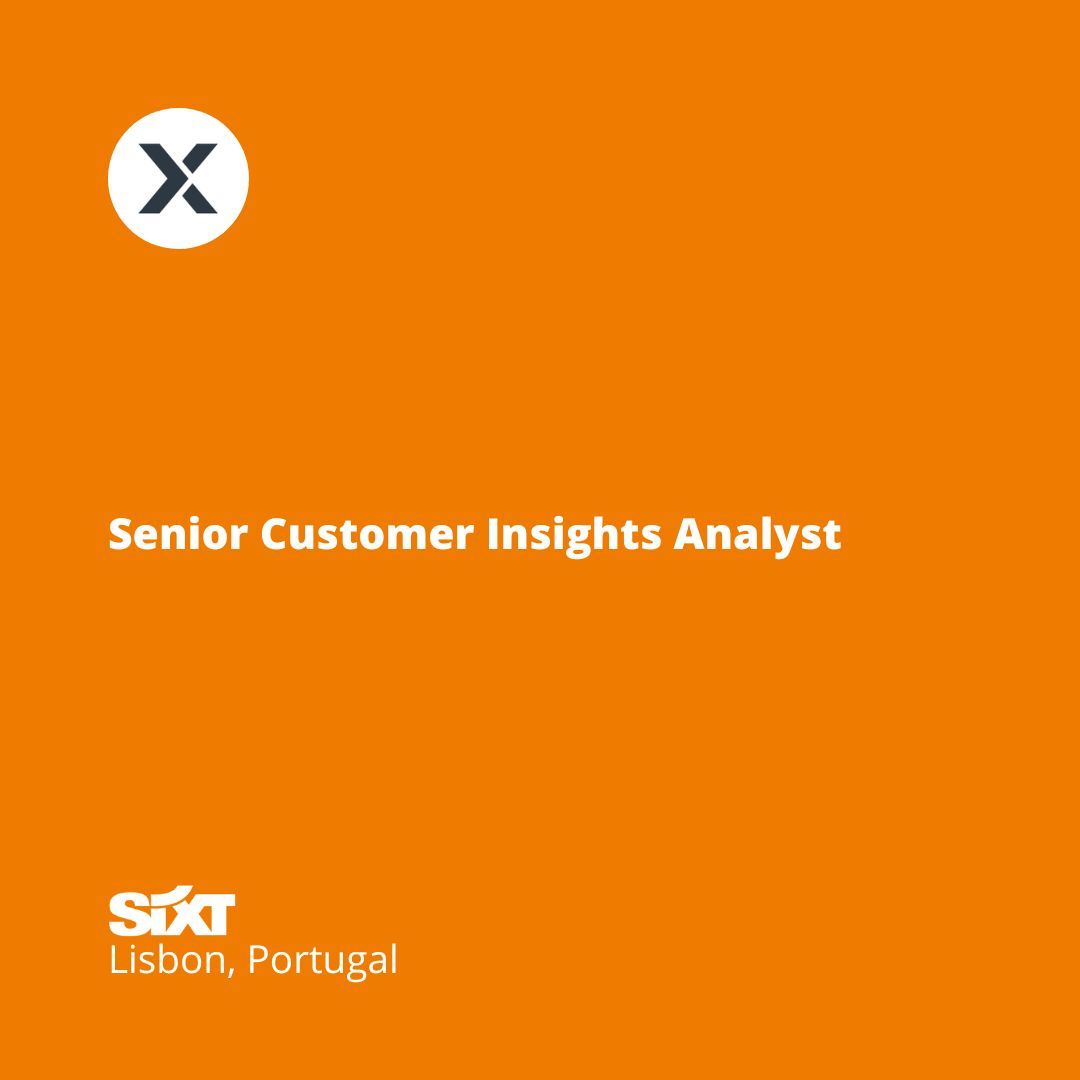 Role of the day: Senior Customer Insights Analyst @sixt

buff.ly/ps9ntN1 

#hiring #experimentation #jobalerts