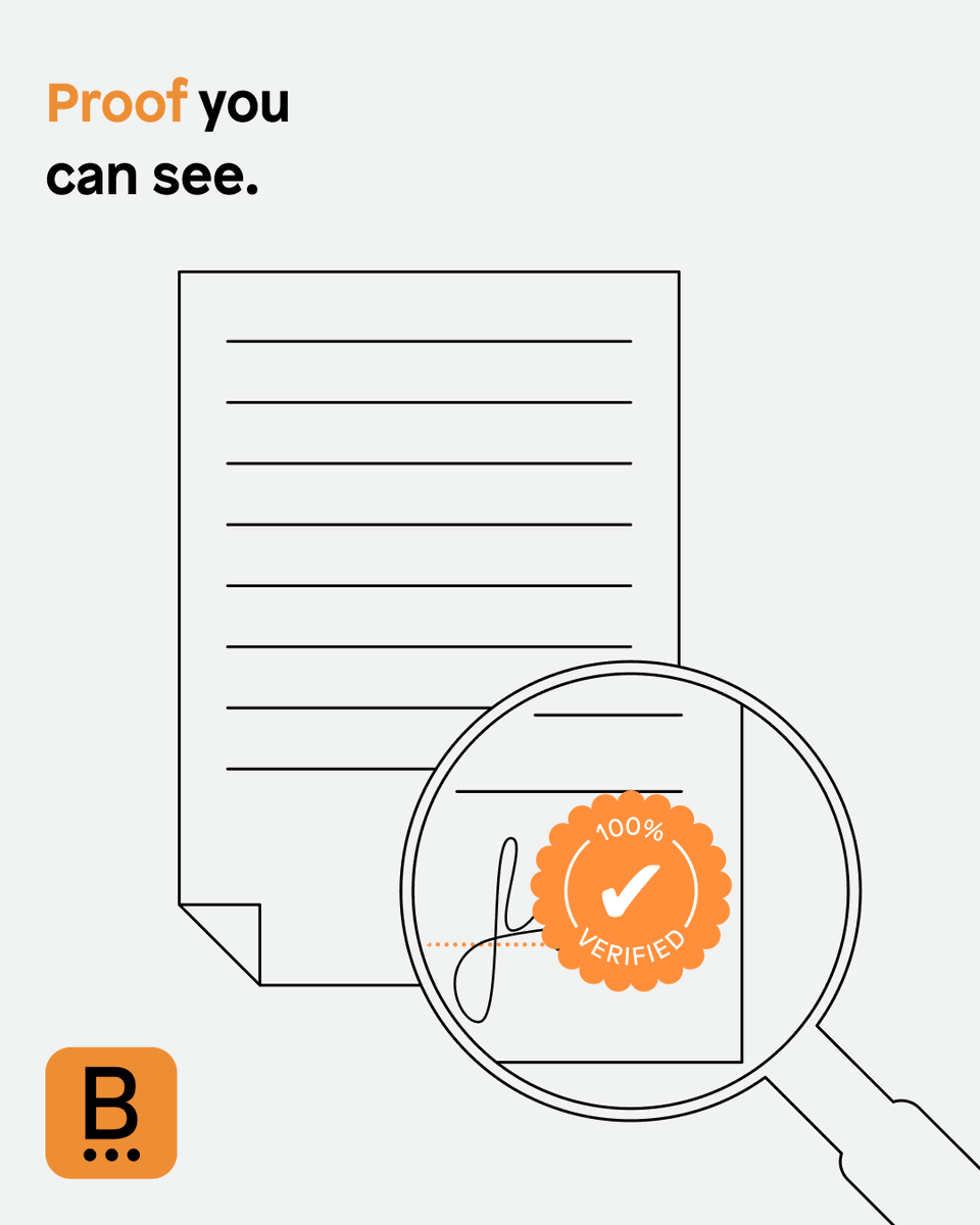 BetrSign's tweet photo. If you can see it, you can trust it.
Every @BetrSign signature shows exactly who signed, when, and how. Because real trust doesn’t hide in fine print — it shows up in plain sight. #BetrSign https://t.co/VMQe7Ua58V
