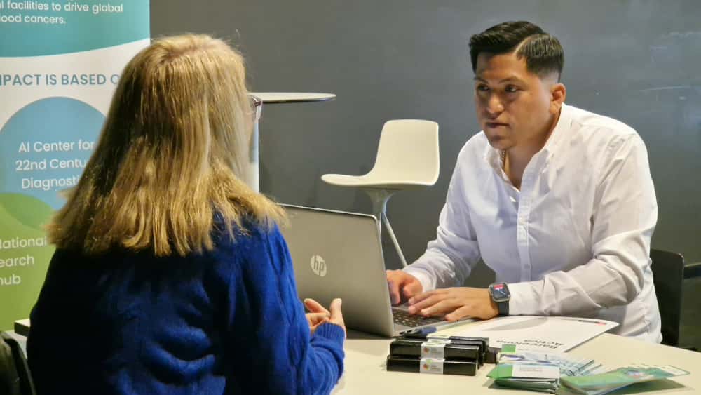 CarrerasIJC's tweet image. Great experience at the #Bioinformatics Talent Marketplace! 🧬💻

🤝 We showcased our opportunities and connected with exceptional bioinformatics professionals—key to driving innovation at IJC. 🚀

Thanks to #BarcelonaActiva, @BiBcn and @iCERCA for making it possible.