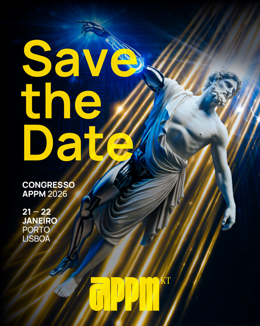 p_appm's tweet image. SAVE THE DATE | Congresso Nacional de Marketing APPM 2026

DEUS EX MACHINA
Uma reflexão sobre o momento decisivo em que a tecnologia intervém, transforma e redefine o papel do marketing, das marcas e dos profissionais. 

Brevemente partilhamos mais informações.