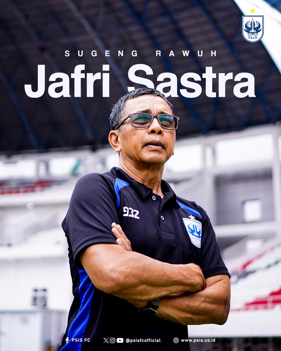 He's here again to bring back the glory, sugeng rawuh Coach Jafri Sastra! 👔

#PSIS