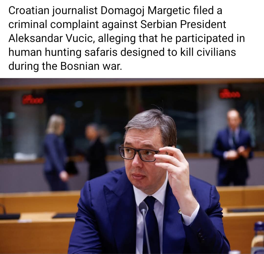 This journalist <a href="/DomagojMargetic/">Domagoj Margetic</a> is now one of my heroes. What a king for this. A real crime against humanity. We should hang every person that hunted #Bosnians and every #Serbian that took that blood money