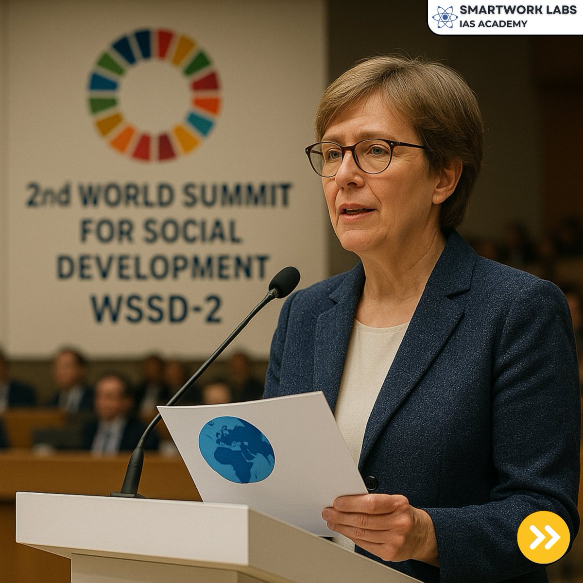 Smartwork_Labs's tweet image. India participated at WSSD-2 in Doha, reinforcing global commitments to poverty eradication, decent work, and social inclusion. India showcased SHG, Cooperative, and NCS models at the UN-led summit.
#WSSD2 #UNGA #SocialDevelopment #IndiaAtUN #DohaSummit #SDGs #InclusiveGrowth