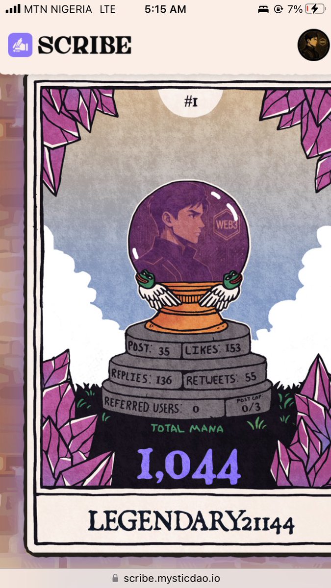 <a href="/MysticDaoSol/">Mystic</a> 🔮
Where gaming meets DeFi and magic becomes strategy.

1/  
MysticDAO isn’t just a game — it’s an ecosystem built on strategy, storytelling &amp; DeFi mechanics.  
In this world, every card you hold has real value. 🎴💰  
#MysticDAO #GameFi