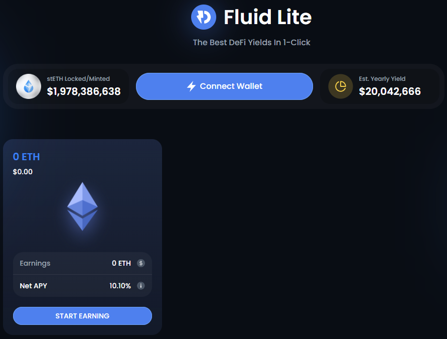 CriptosExplorer's tweet image. Les temps ne sont pas à la degenerie, mais tout de même, pour ceux qui sont encore bullish long terme sur $ETH, @0xfluid offre en ce moment 10% APY sur son vault historique Lite, un vault qui tient depuis des années malgré les crashs, c&apos;est une belle façon d&apos;accumuler passivement