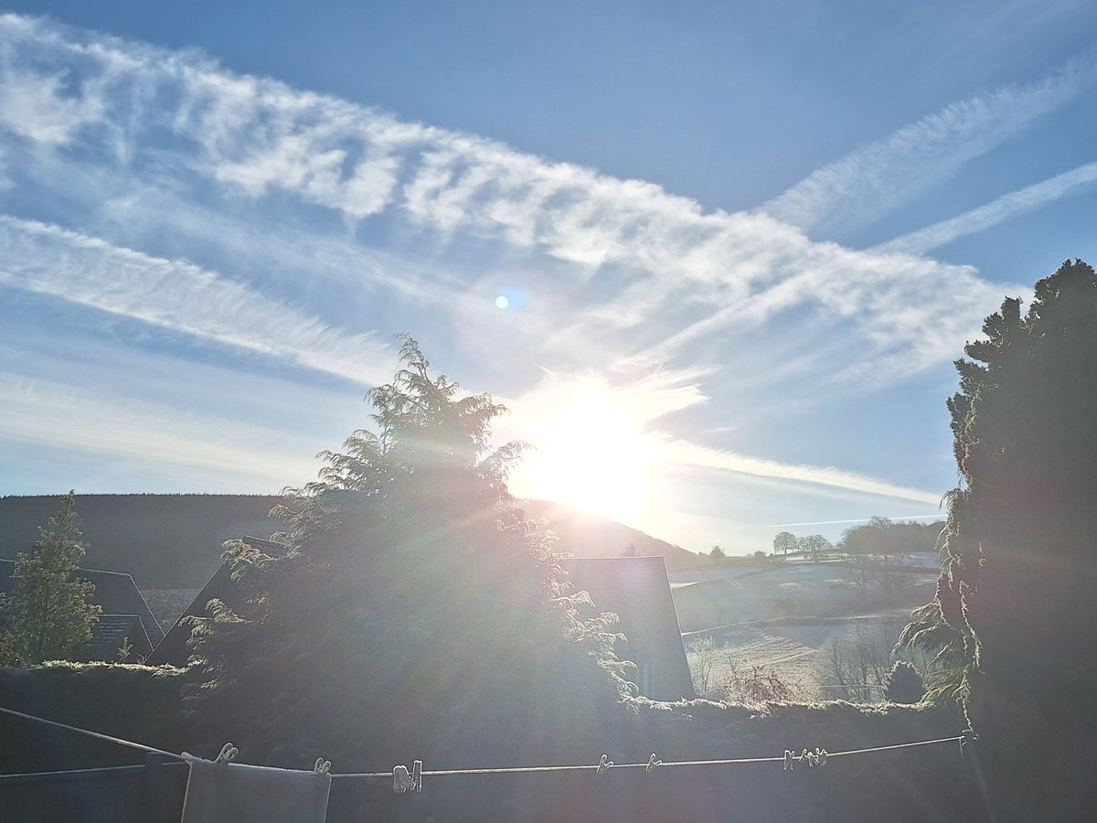 South shropshire uk 🇬🇧 being hammered ✈️ today