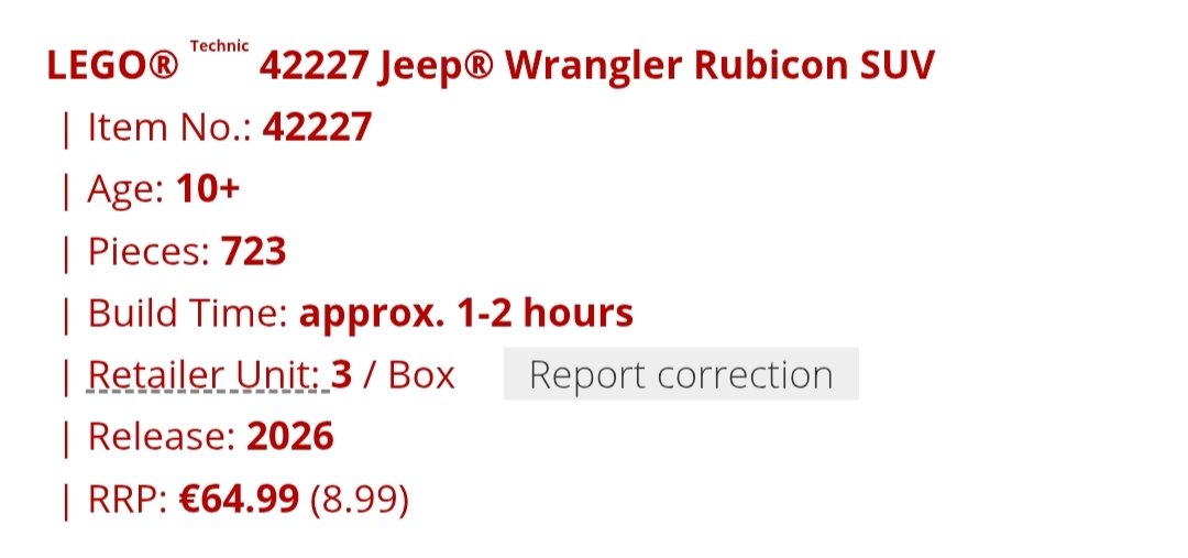 Lego_Maniacs's tweet image. #Lego #Technic #leak sets 2026