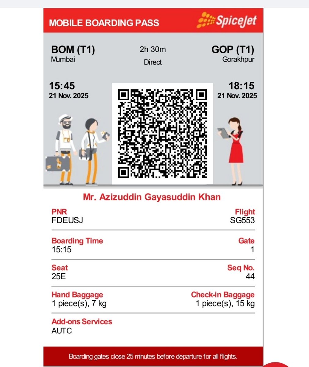Azizuddinkhan71's tweet photo. @flyspicejet https://t.co/3P2MwafTUg