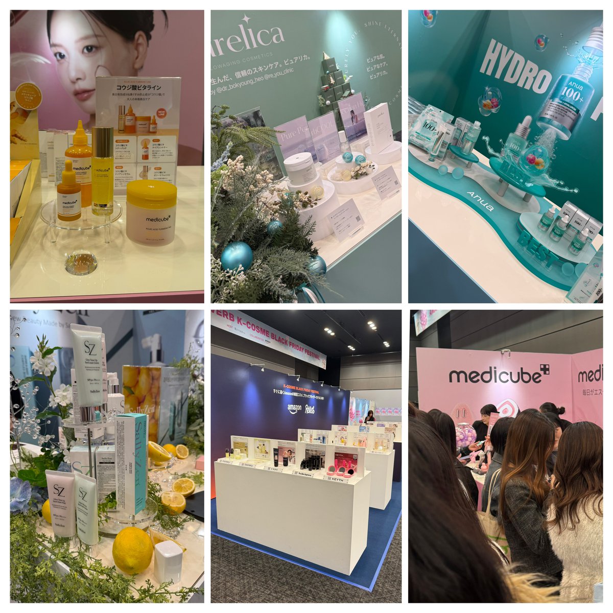 hima_saku127's tweet image. Reverb × Amazon:K-Cosme Black Friday Festivalにご招待していただき一足お先に行ってきたよ
@ReverbJP 
気になったブランドは
Sallymoazenのミストと
medicubeのコウジ酸ビタライン
11/22.23の2日間ベルサール渋谷ファーストにて開催✨️ALT👇
#reverb #レバーブ #ポップアップ #ポップアップストア