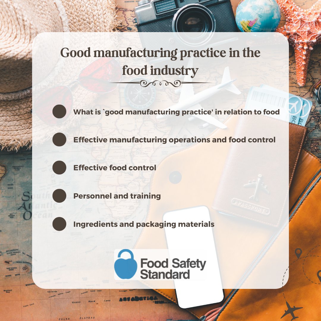 GMP has two complementary, and interacting components; the manufacturing operations themselves, and a quality control/quality assurance system. Both of these components must be well designed and effectively implemented. #FoodSafetyStandard #FoodSafety #Fssai #FoodIndustries #Gmp
