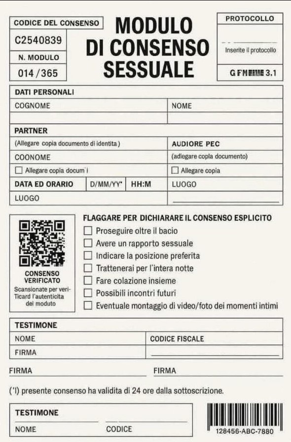 Ieri sera è successo...

...mi si è presentata davanti col modulo da compilare e firmare...

...io ero il testimone...

👻💭