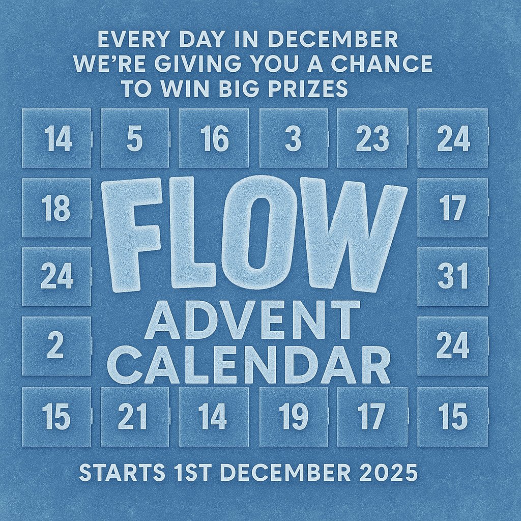 WeAreFlow_'s tweet image. 🎄 The FLOW Advent Calendar starts on 1st December 2025 

🎅 FLOWRadio.net/site/pages/adv…