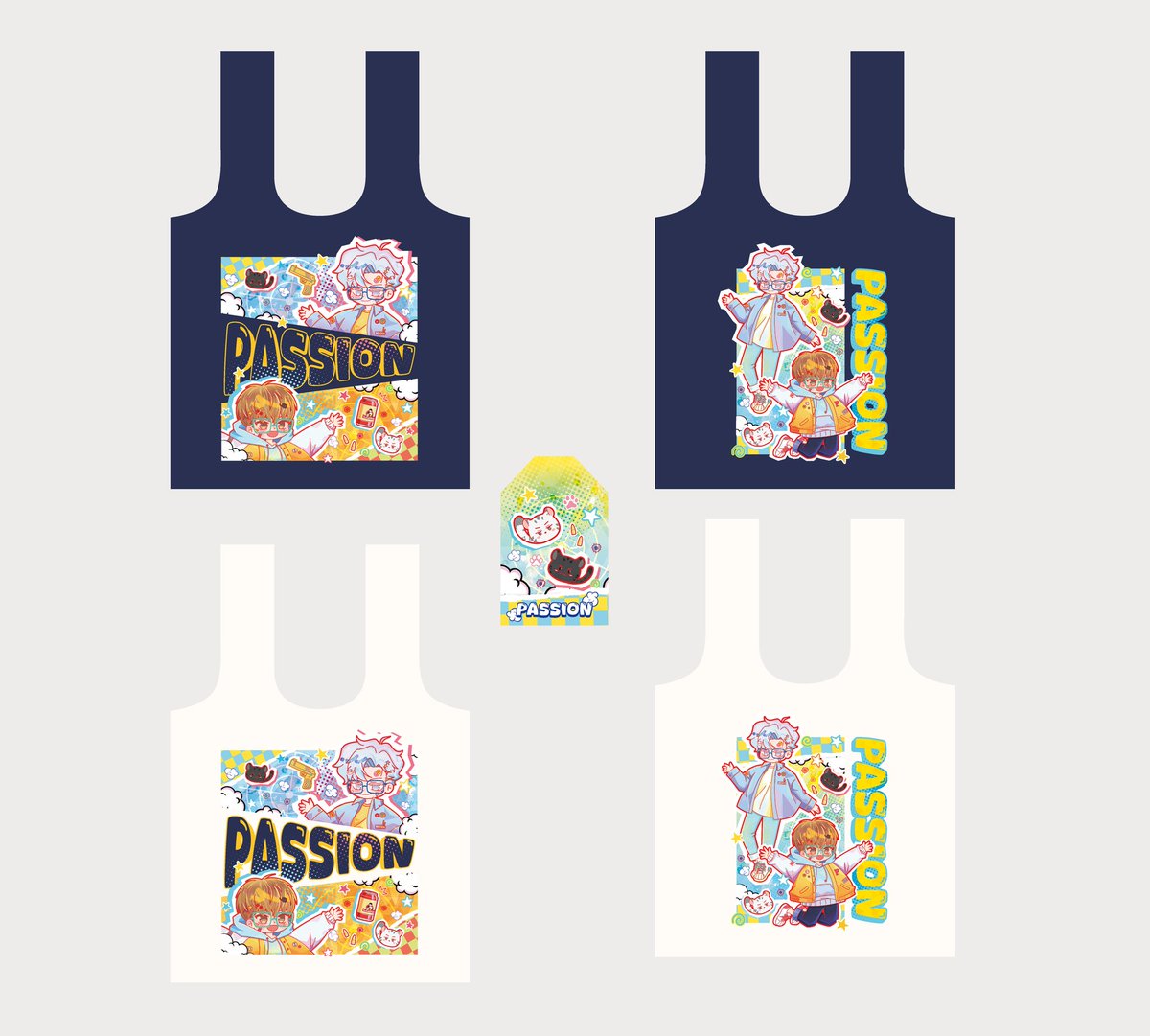 패션 바쿠백
배경색 다르게 해서 한개씩 제작중.