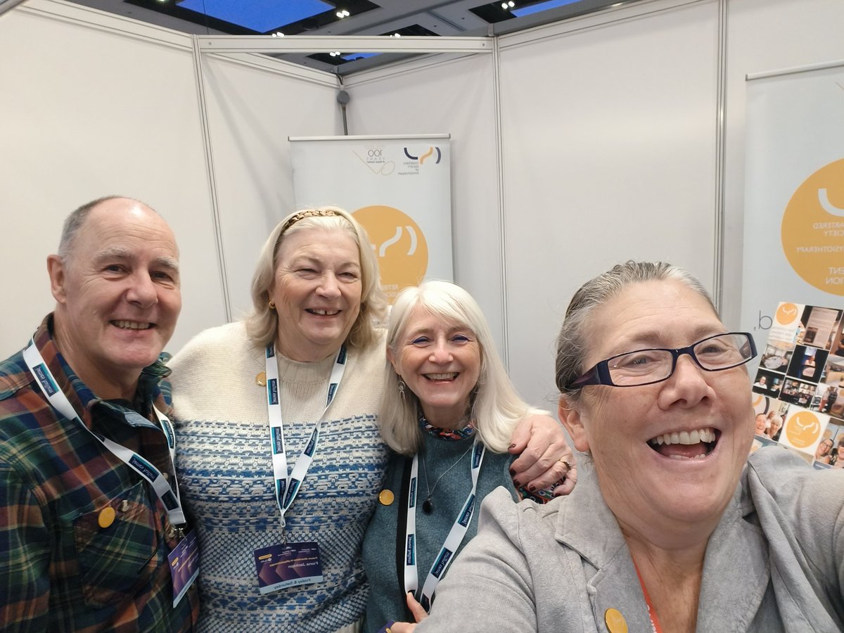 CSPRA2's tweet image. The @CSPRA2 stand up and running at #Physio25 Great to see some favourite familiar faces! @thecsp Looking forward to seeing lots of members visit stand 47 😃😃😃