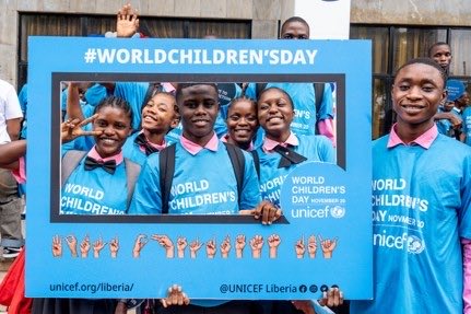 Today’s #WorldChildrensDay showed the power of Liberia’s children. They led with music, spoken word &amp; TED-style talks, clearly reminding us that they are listening and expect real results.🇱🇷Liberia’s children are raising the bar and we must rise with them. @MOGCSPLiberia