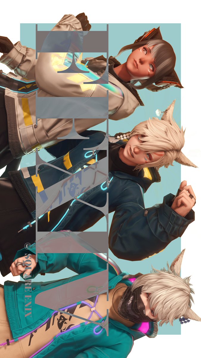 Riruha_Re's tweet image. サイバーパンクで💃🏻💃🏻💃🏻 #FF14