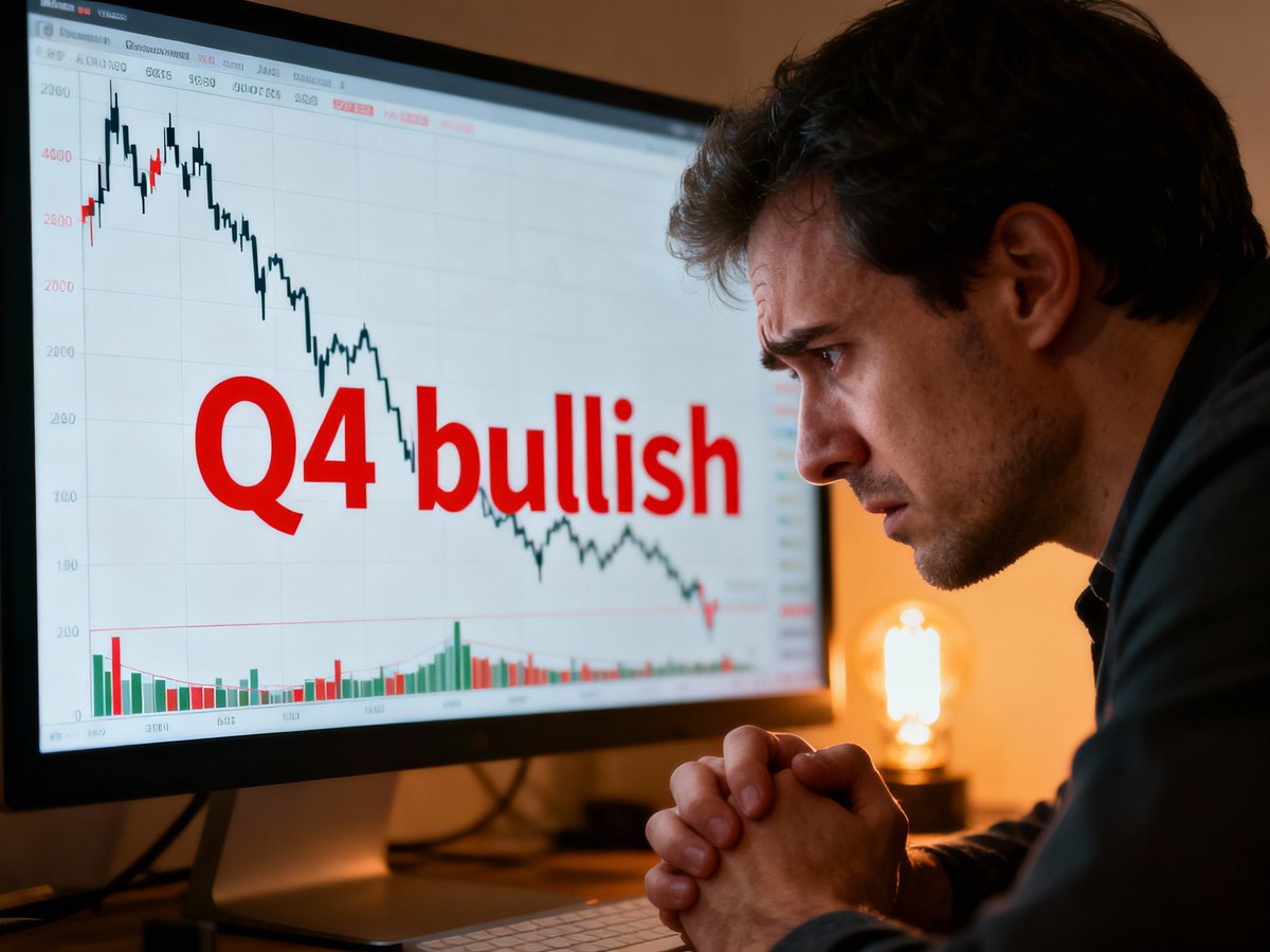 BullshitTrader_'s tweet image. CT was all #Q4Bullish vibes, promises of an alt season. Meanwhile, we just witnessed the biggest red candle monthly. Guess this is the bullish reality check we asked for? 🤡🚀 #byc