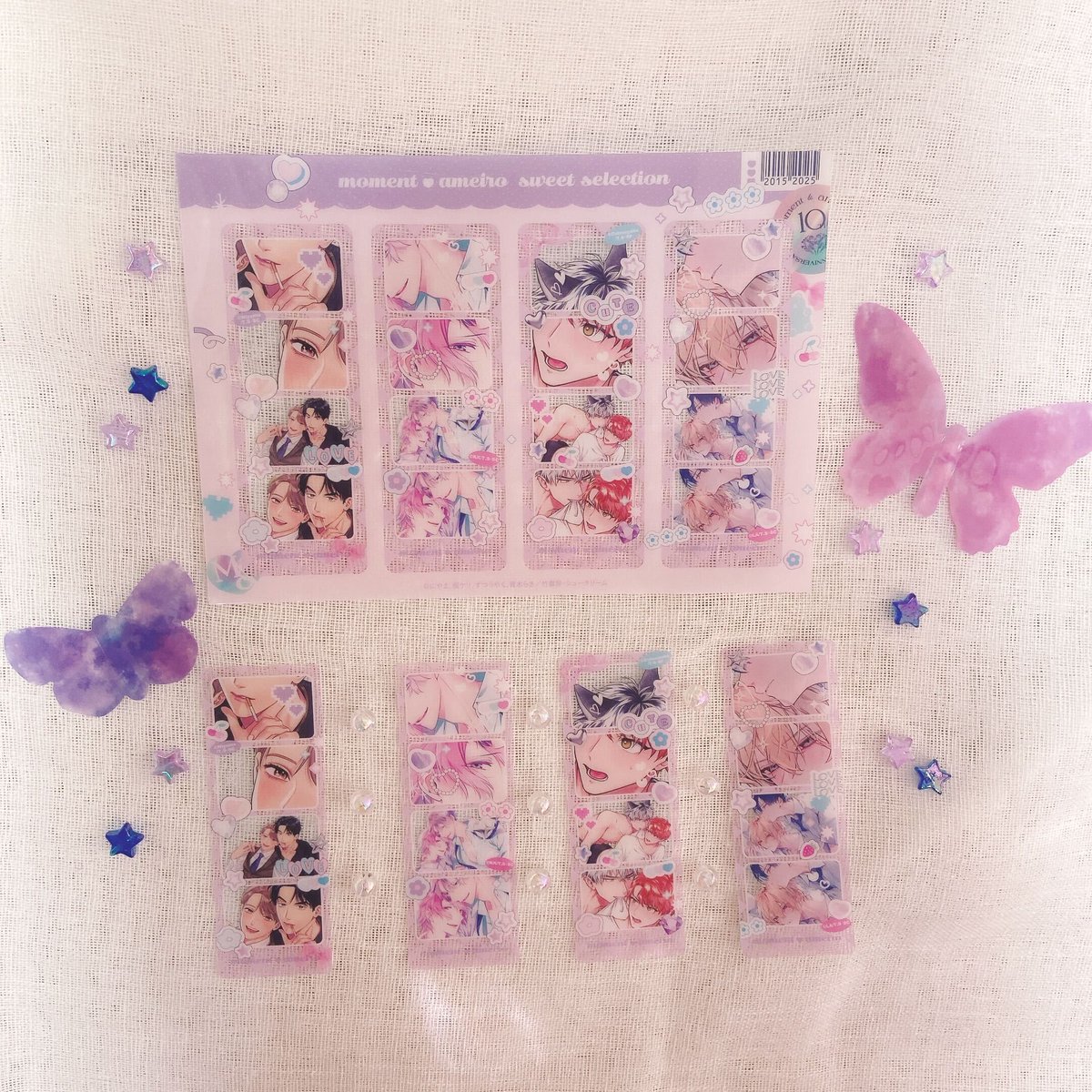 🌷moment&アメイロ10周年🌷 クリアしおり(全3種)がもらえる