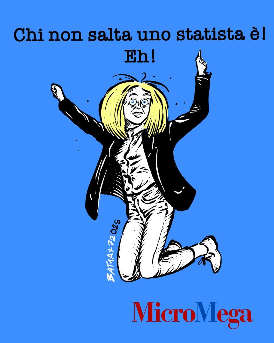 _MicroMega_'s tweet image. Meloni chiude saltellando sul palco il comizio di Napoli a sostegno del candidato presidente alla Regione Campania Edmondo Cirielli.