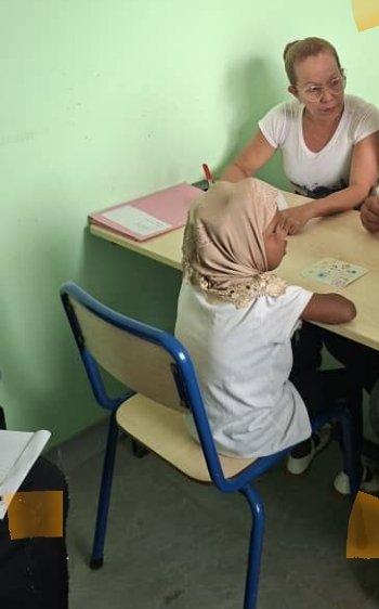 La brigada educativa en Djibouti celebra el Día Mundial de la Infancia.