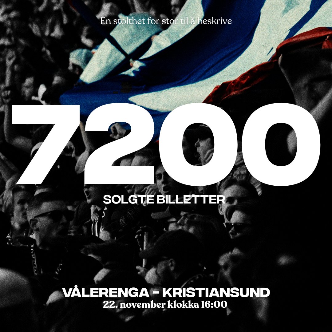 Status dagen før.. ⏳

2816 solgte på <a href="/oestblokka/">Østblokka</a> 📈
178 solgte på bortefeltet

Legg lørdagen til Oslo øst 🎟️ vif-fotball.ticketco.shop