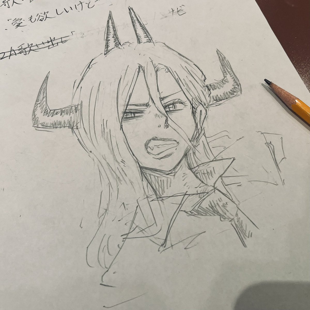 casablancalanca's tweet image. 出先なのでアナログです