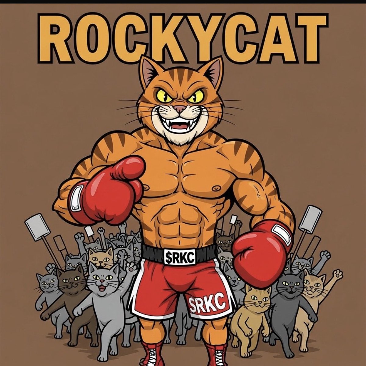 ZMaiwake49766's tweet image. The ticker is $RKC 
#RockyCat 
#CommunityPower💪💪