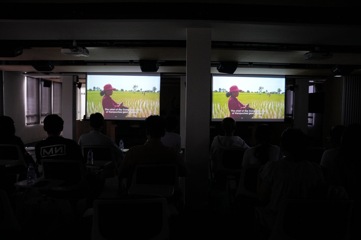 KRTribunal's tweet image. On November 21, 2025, the (ECCC) welcomed 30 members of the public, students, and scholars to watch the documentary film &quot;Red Wedding&quot;.This documentary was produced by Bophana Audiovisual Resource Center and Tipasa Production, directed by Ms. Chan Lida and Guillaume Suon.
#ECCC