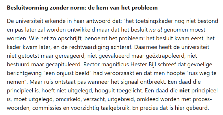 Repelsteeltje21's tweet image. Weet u nog?
Die Israëlische arts die niet mocht spreken bij het @LUMC_Leiden?

@HammersteinO vroeg door, en het LUMC valt door de mand.
Het &apos;principiële&apos; besluit was buigen voor activisme, en alle mooie woorden dienden slechts om dat toe te dekken.
linkedin.com/pulse/praesidi…
