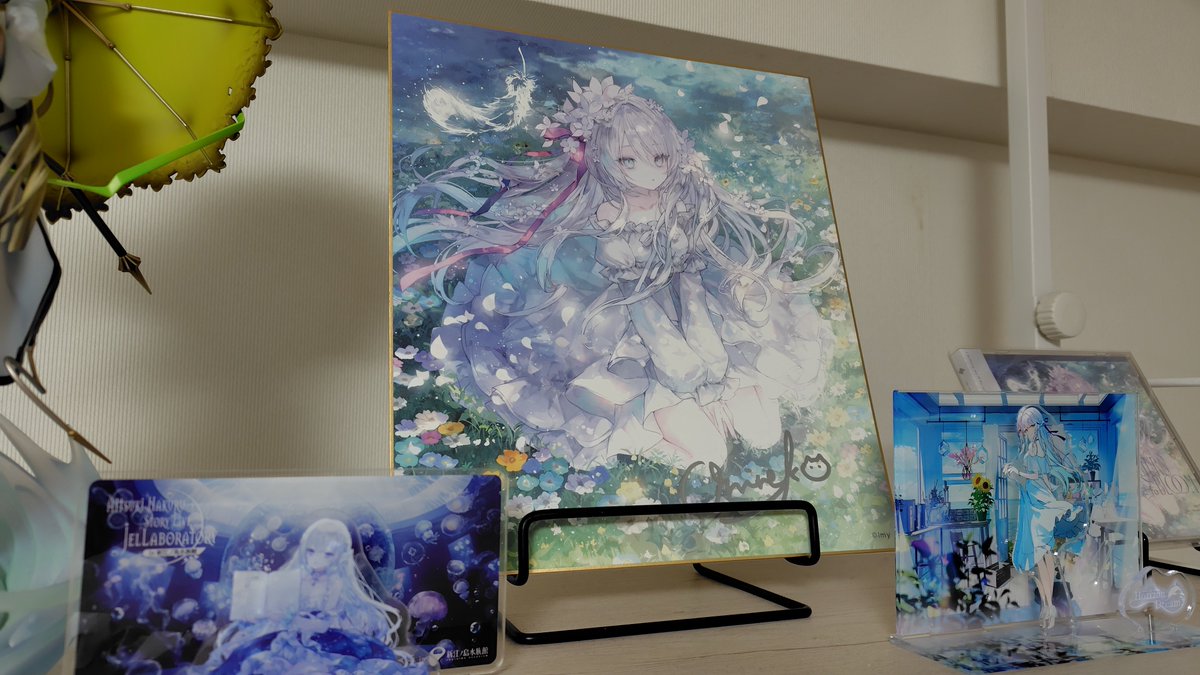 Imy(@Imy_official)のおにねこ先生サイン入り色紙届いた！ あまりにも