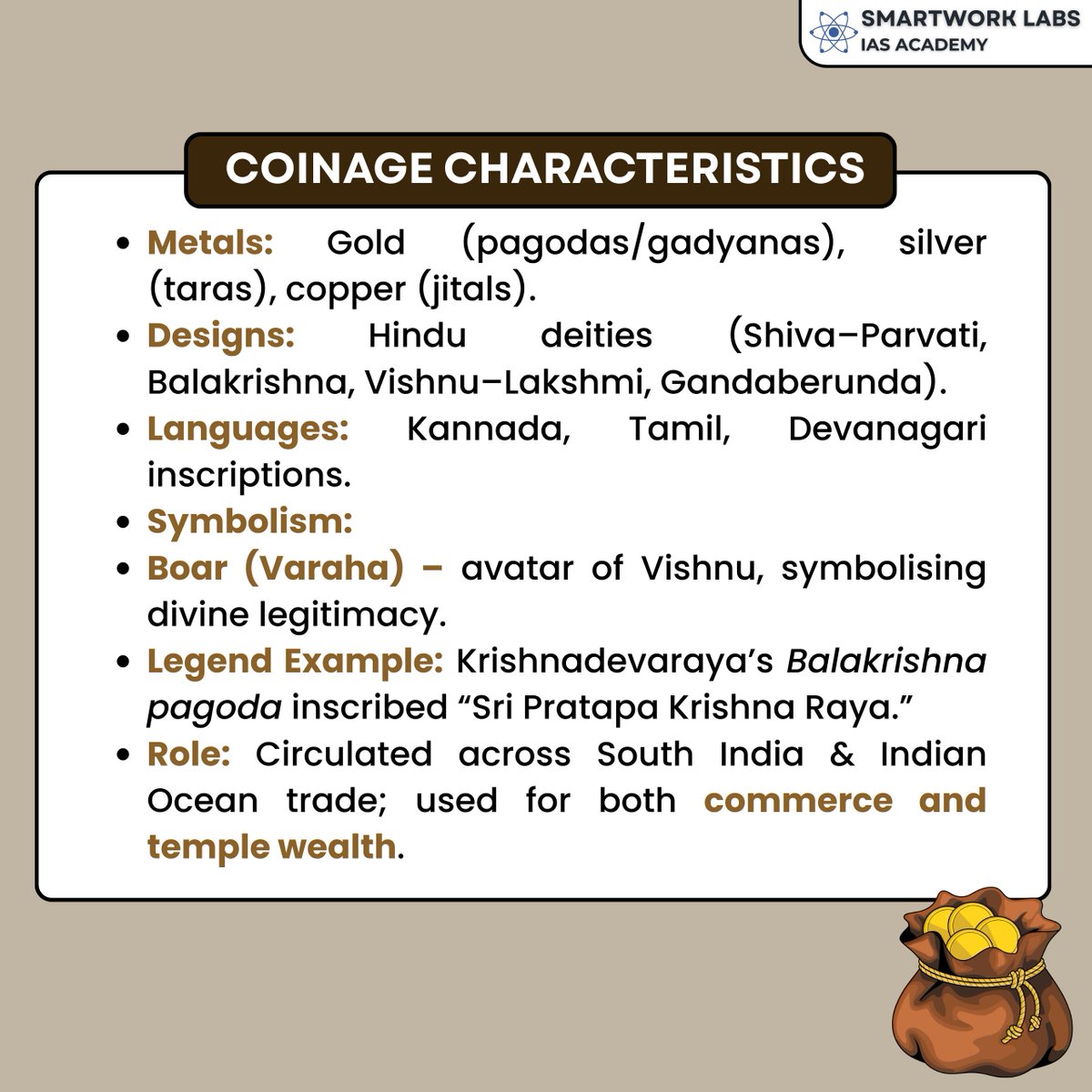 Smartwork_Labs's tweet image. Over 100 gold coins from the Vijayanagara Empire were unearthed at a Chola-era Shiva temple in Kovilur, Tamil Nadu. Featuring the Varaha emblem, these coins likely date to Harihara II or Krishnadevaraya. A major archaeological treasure.
#Vijayanagara #TamilNadu #Archaeology