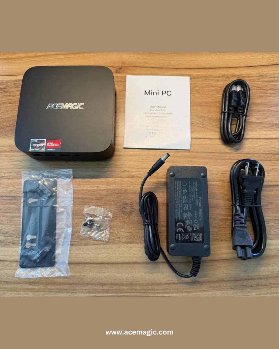 Acemagic_MiniPC's tweet image. ACEMAGIC K1 #MiniPC 🚀💻 Sleek design, compact build, and packed with features you’ll love 🤩🖥️⚡
CPU available: AMD Ryzen™ 5 7430U / Intel Core i5-12600H

🔥Grab yours today👉𝗮𝗰𝗲𝗺𝗮𝗴𝗶𝗰.𝗰𝗼𝗺
🏷️Use code ACEFAN3 🛒💨 (Combine with other codes for more Discount!) 😲🔥

👉…