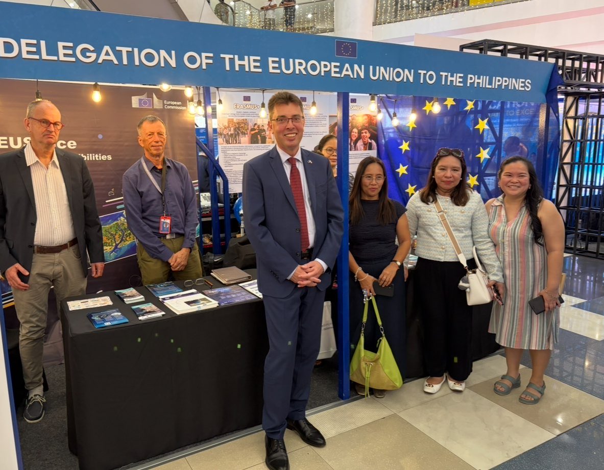 Delighted to open the <a href="/EHEFPhilippines/">EHEFPhilippines</a> 2025, together with 🇪🇺 Member State Ambassadors and Embassy representatives, and <a href="/chedphofficial/">Commission on Higher Education (CHED)</a> Chair Shirley C. Agrupis. #EHEF2025 aims at empowering 🇵🇭 students with world-class opportunities and building bridges through education.