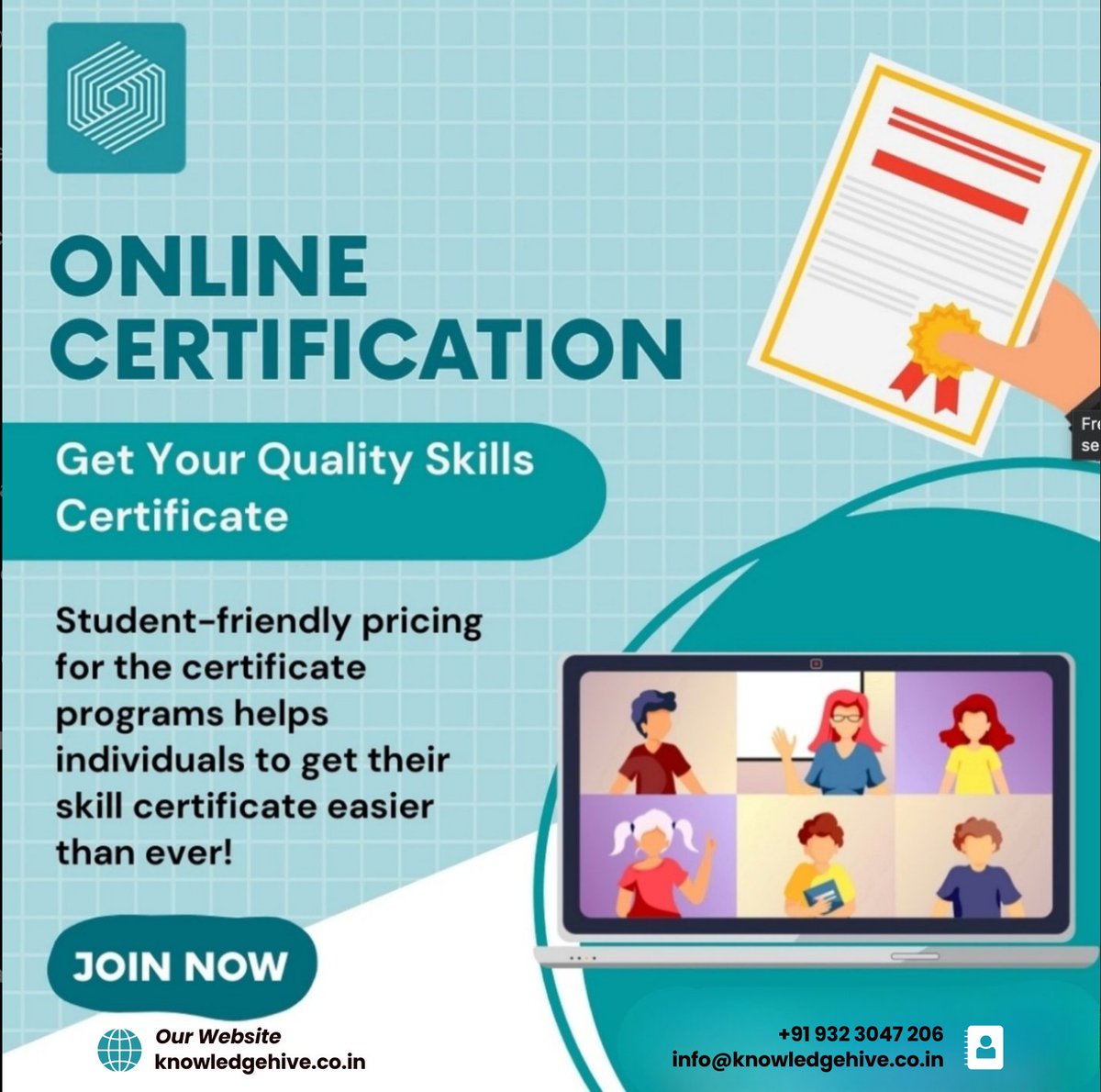 knowledgehive37's tweet image. 🚀 Upgrade your tech career with Knowledge Hive!
Earn global certifications and master in-demand skills in Cloud, Data Science, Cybersecurity, Full-Stack Dev, DevOps &amp;amp; more — anytime, anywhere. Start today and unlock new opportunities! 📈
#KnowledgeHive #UpskillNow #FutureReady