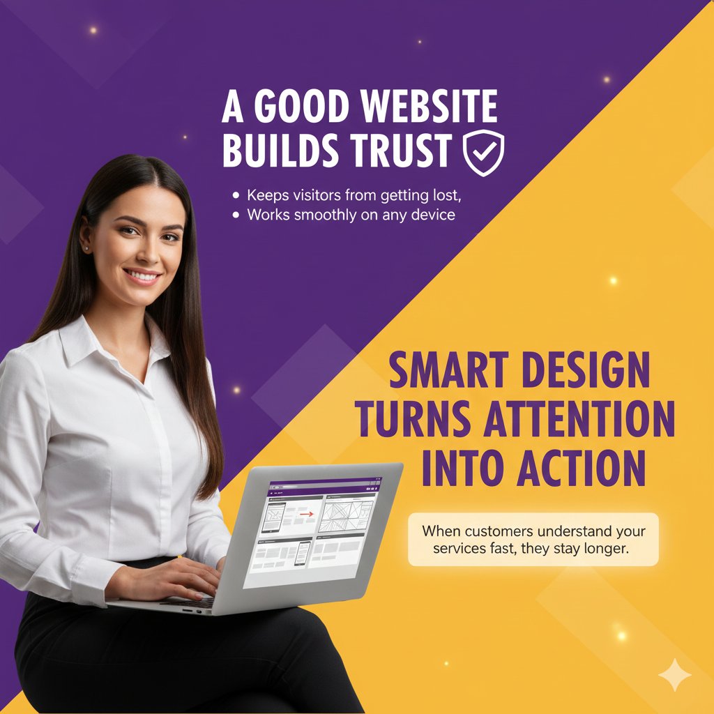 samie_adeolu's tweet image. A customer forms an opinion about your business in seconds, and your website does the talking.
A slow or confusing site can chase buyers away instantly.
Let me help you craft a clean, trustworthy website that keeps them interested.

#websitedesign #BusinessGrowth #WebDesignExpert