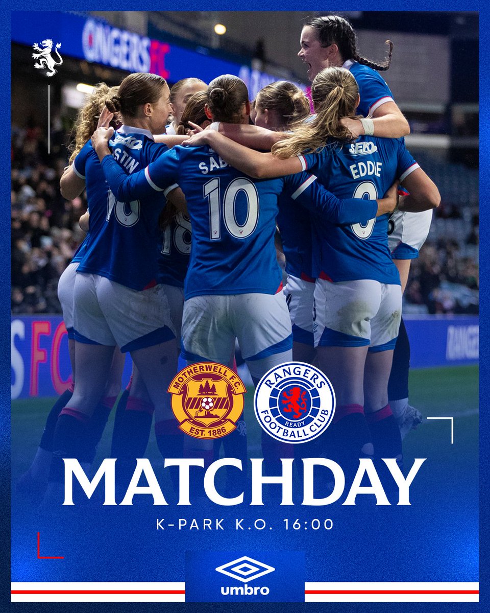 🤩 It's Matchday 

🙌 Join us at K-Park for a 16:00 kick-off as we face Motherwell!

🎟️ Match Tickets can be purchased at the turnstiles at K-Park.